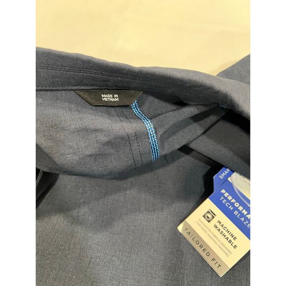 Haggar men blazer navy blue size XL - Picture 6 of 10